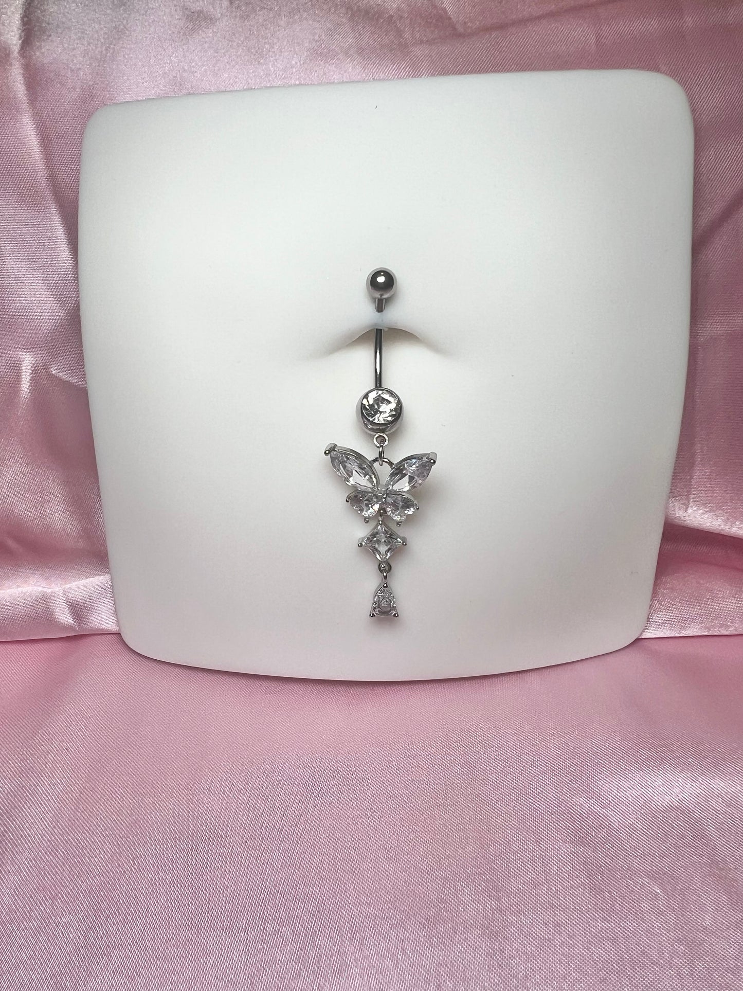 Pria butterfly longer belly ring