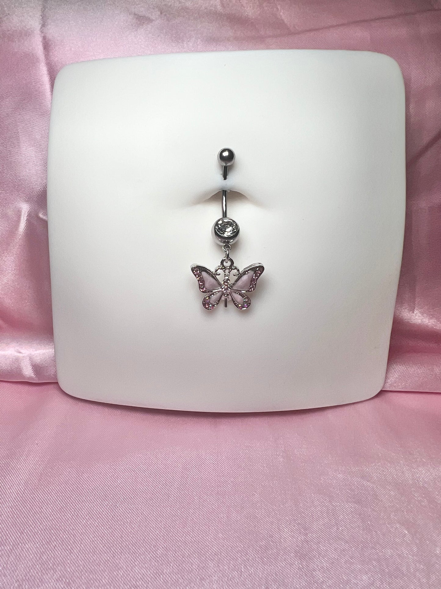 Kia butterfly longer belly ring