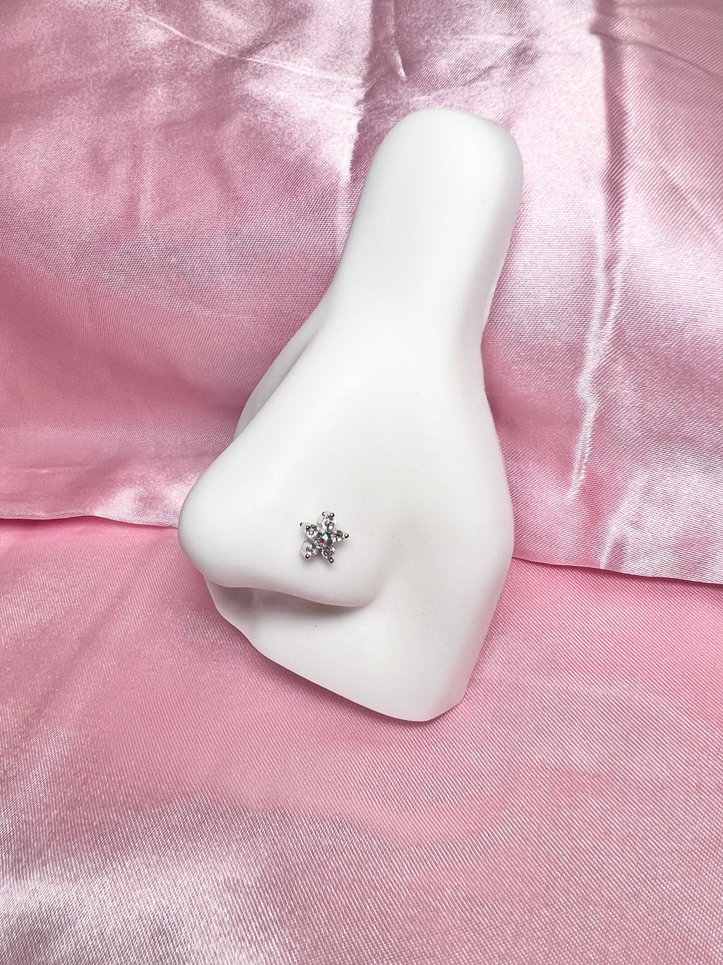 Lilah flower nose ring