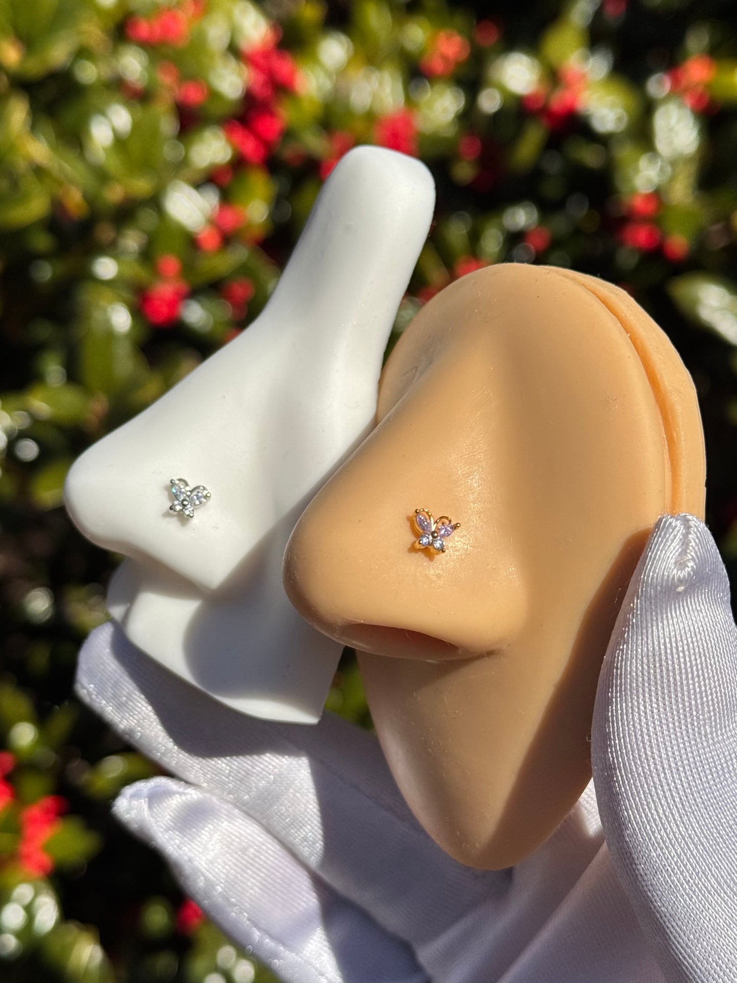 Mima butterfly nose ring