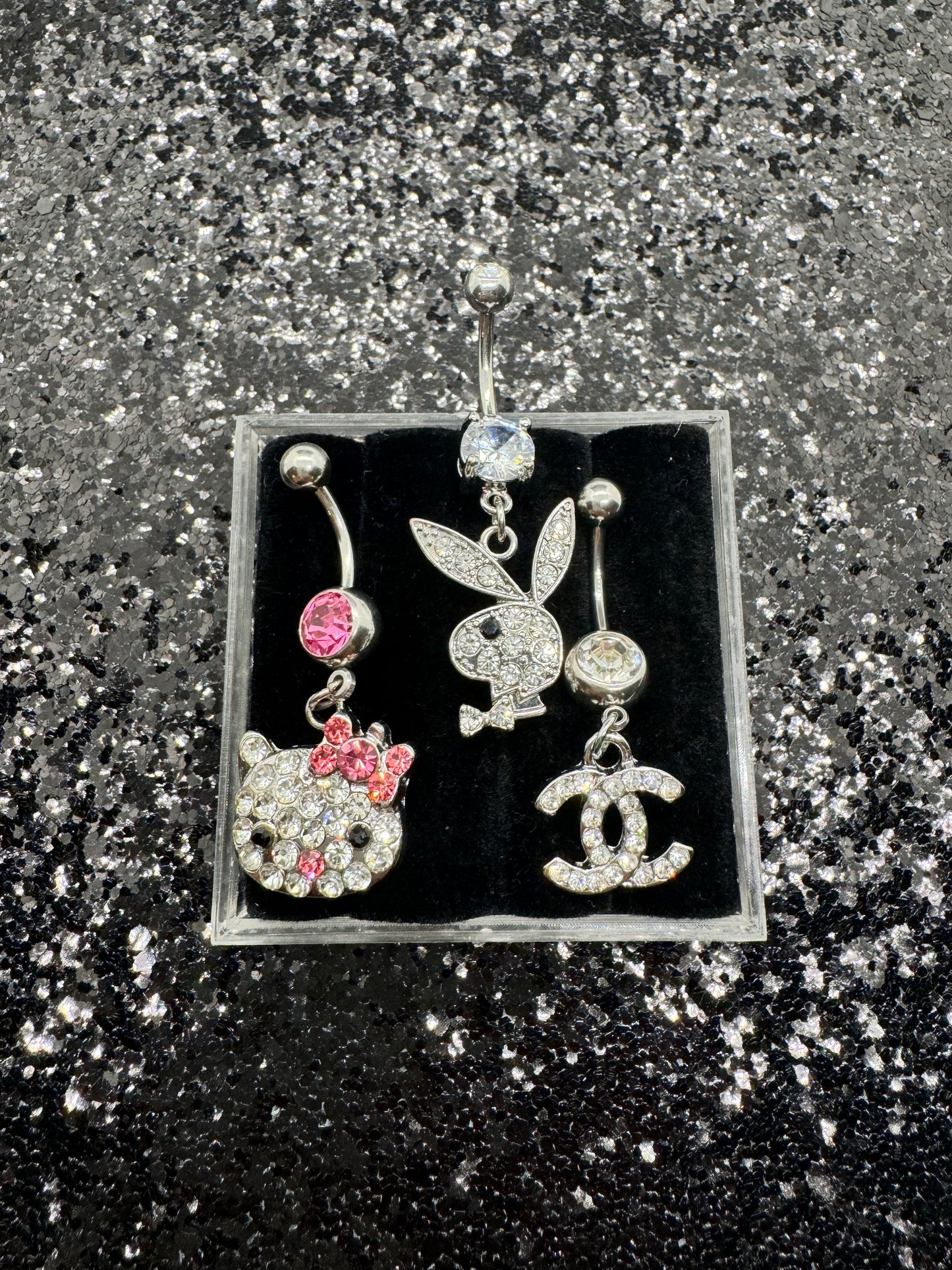 Pretty belly ring bundle