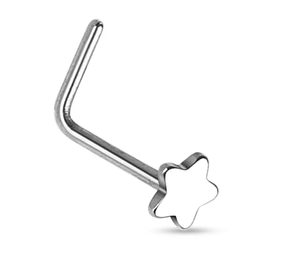 Star tiny nose ring