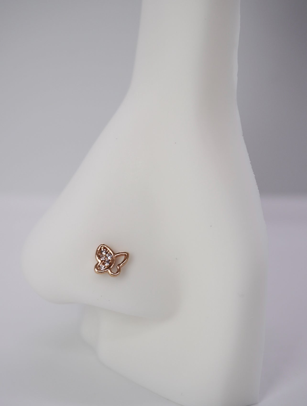 Alexia butterfly nose ring