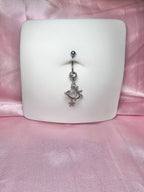 Galaxy planet longer belly ring