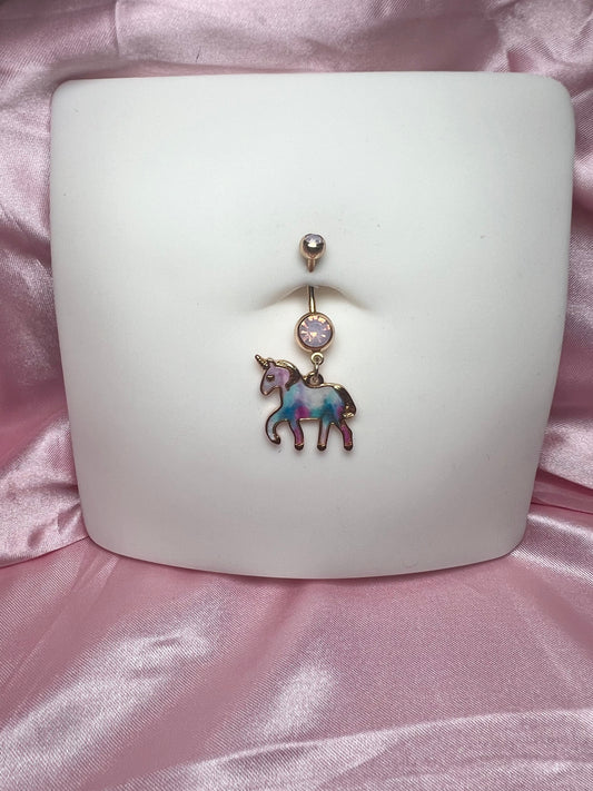 Unicorn belly ring