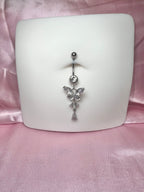 Pria butterfly longer belly ring