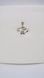 Avery butterfly belly ring