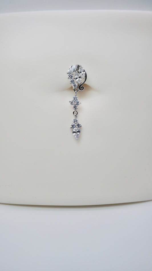 Zariah top down belly ring