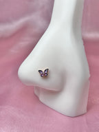 Maggie heart nose ring