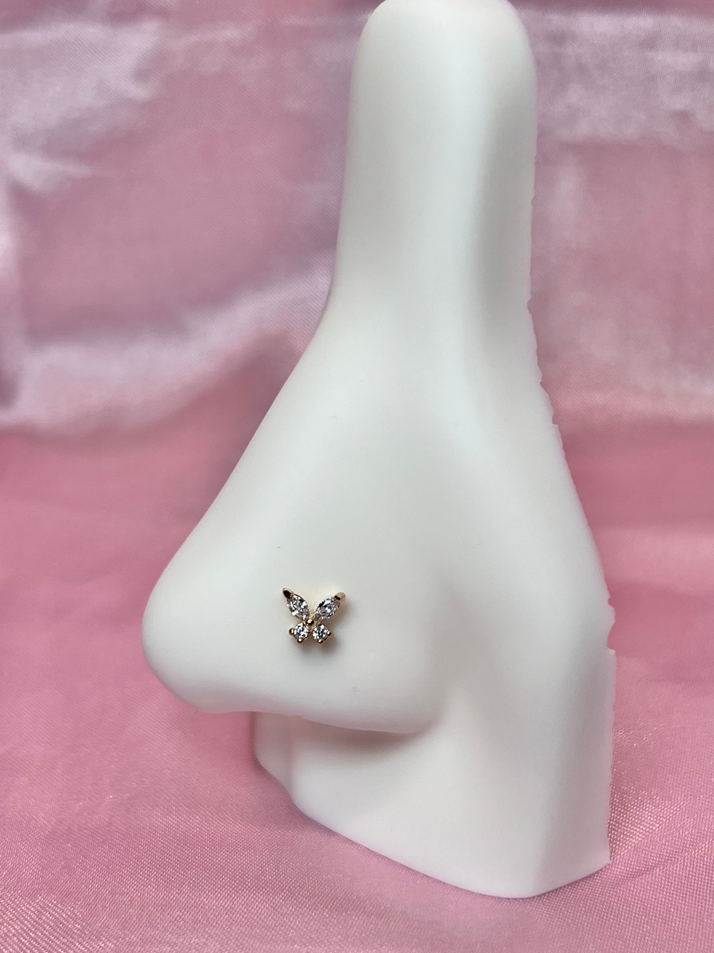 Tracy butterfly nose ring