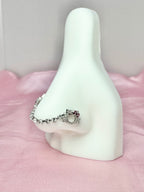 Iced out kitty nose chain