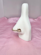 Iced out kitty nose chain