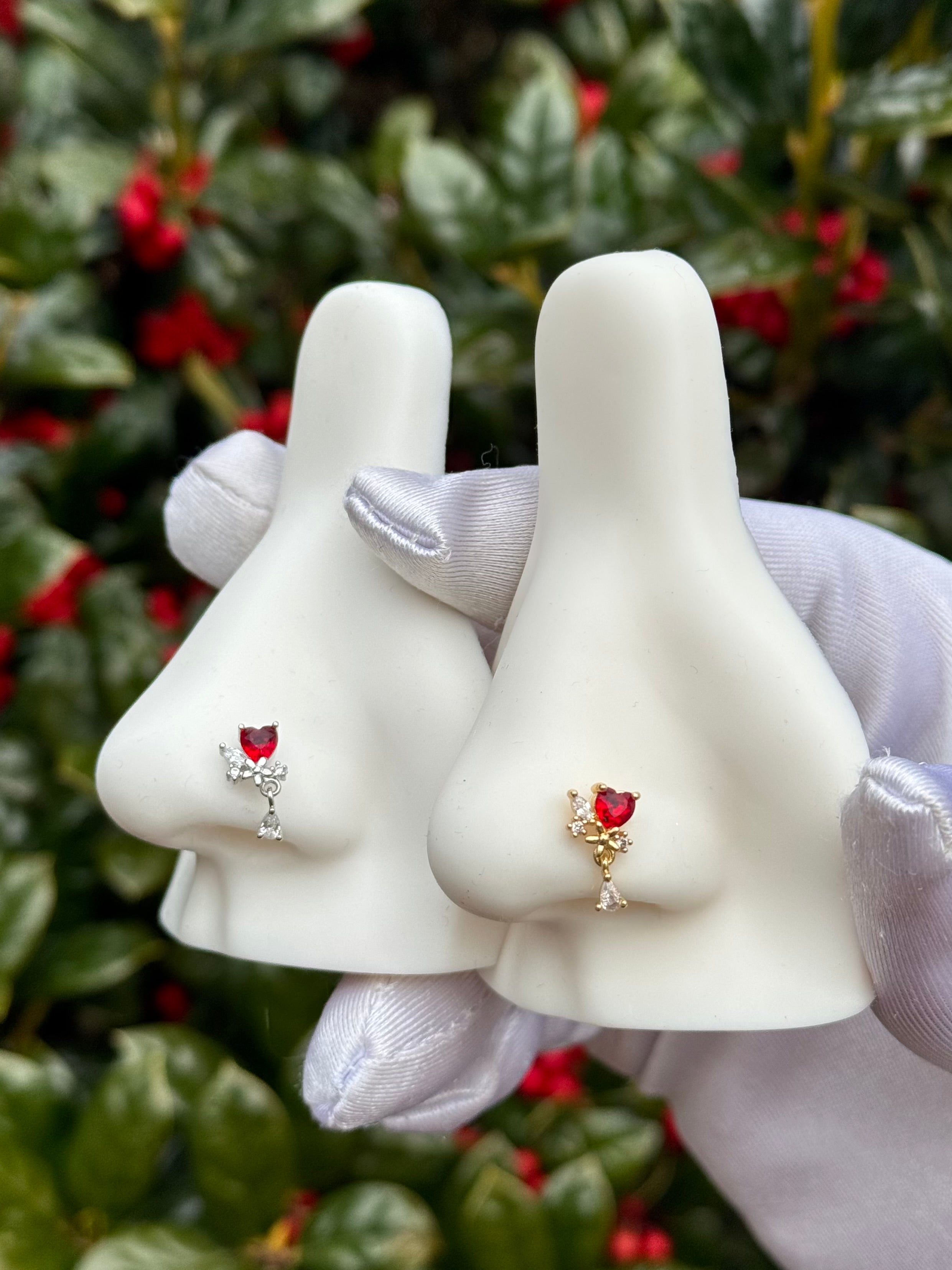 Audrey Heart Nose Ring