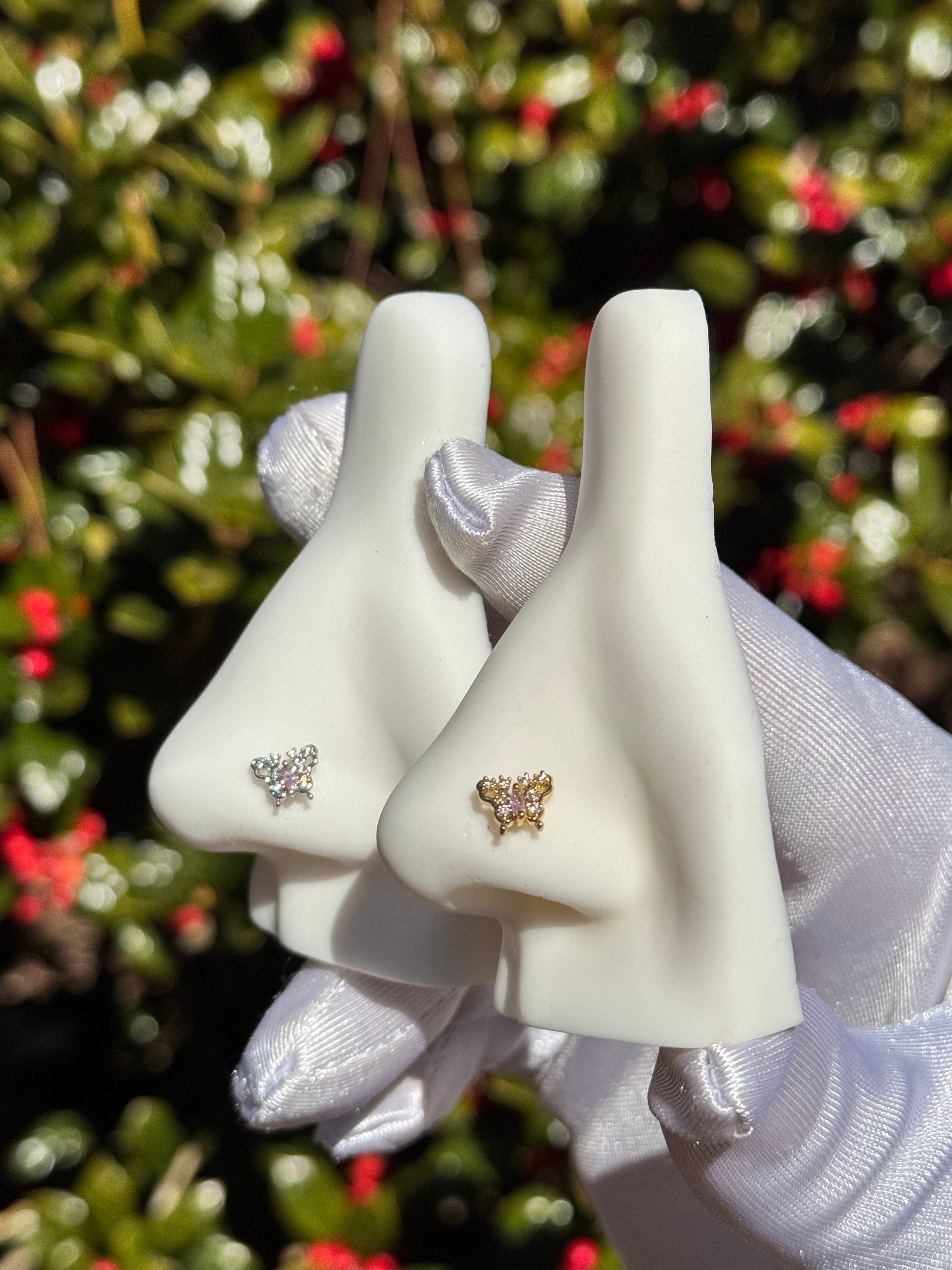 Vita butterfly nose ring