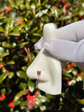 Heart drip nose ring