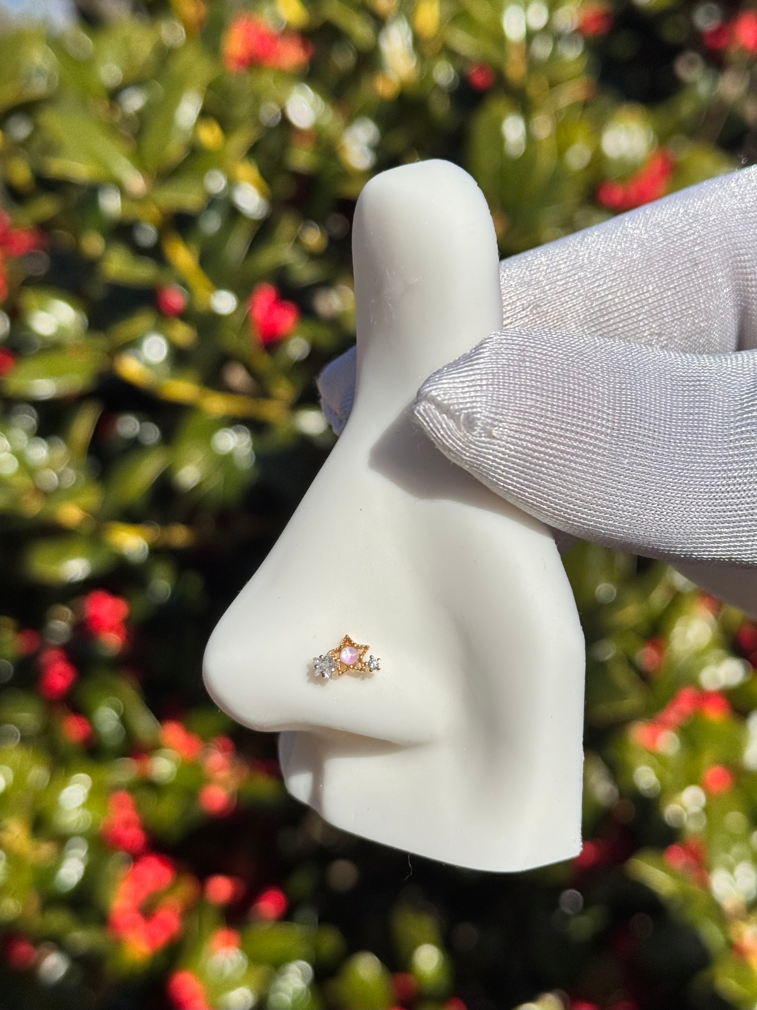 Uma star nose ring