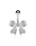 Bow belly ring