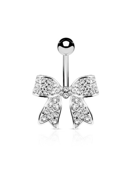 Bow belly ring