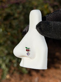 Cherry dangle nose ring