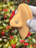 Inez butterfly nose ring