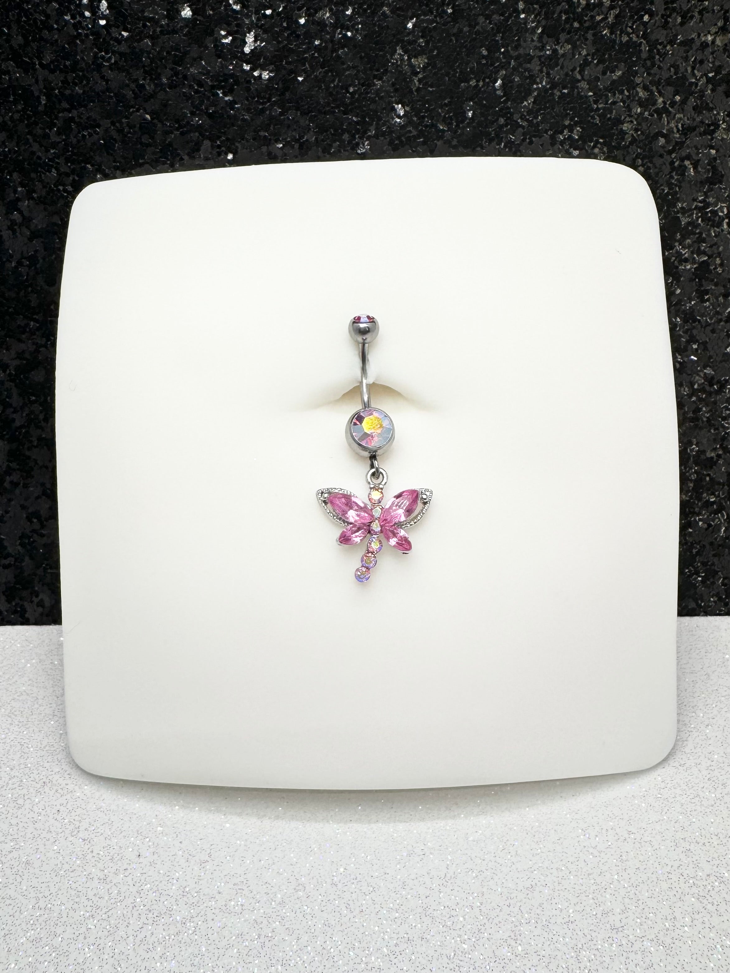 Kelli butterfly belly ring