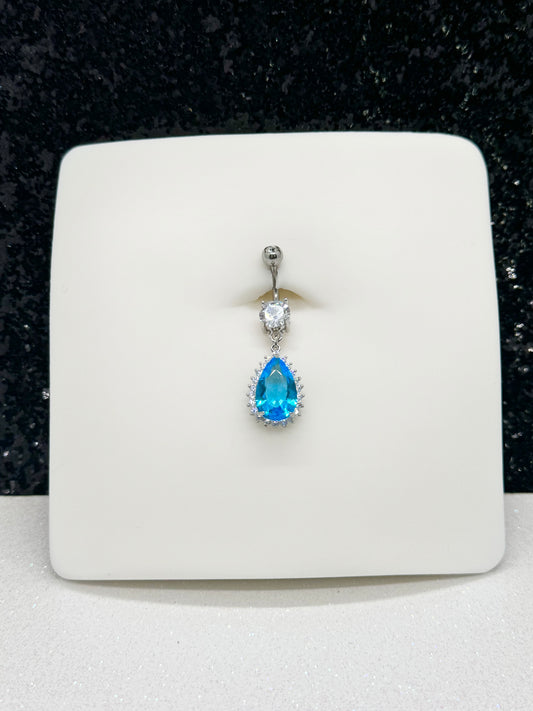 Callista blue belly ring