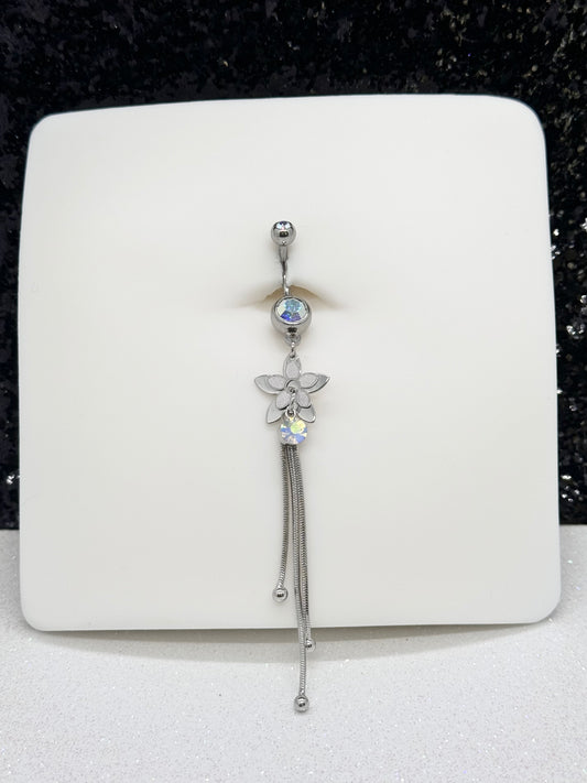 Leia star belly ring