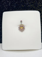 Mia heart belly ring