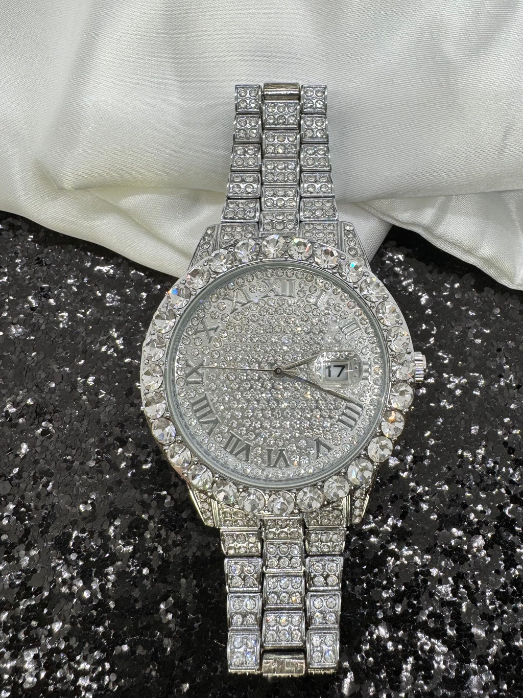 Iced out watch