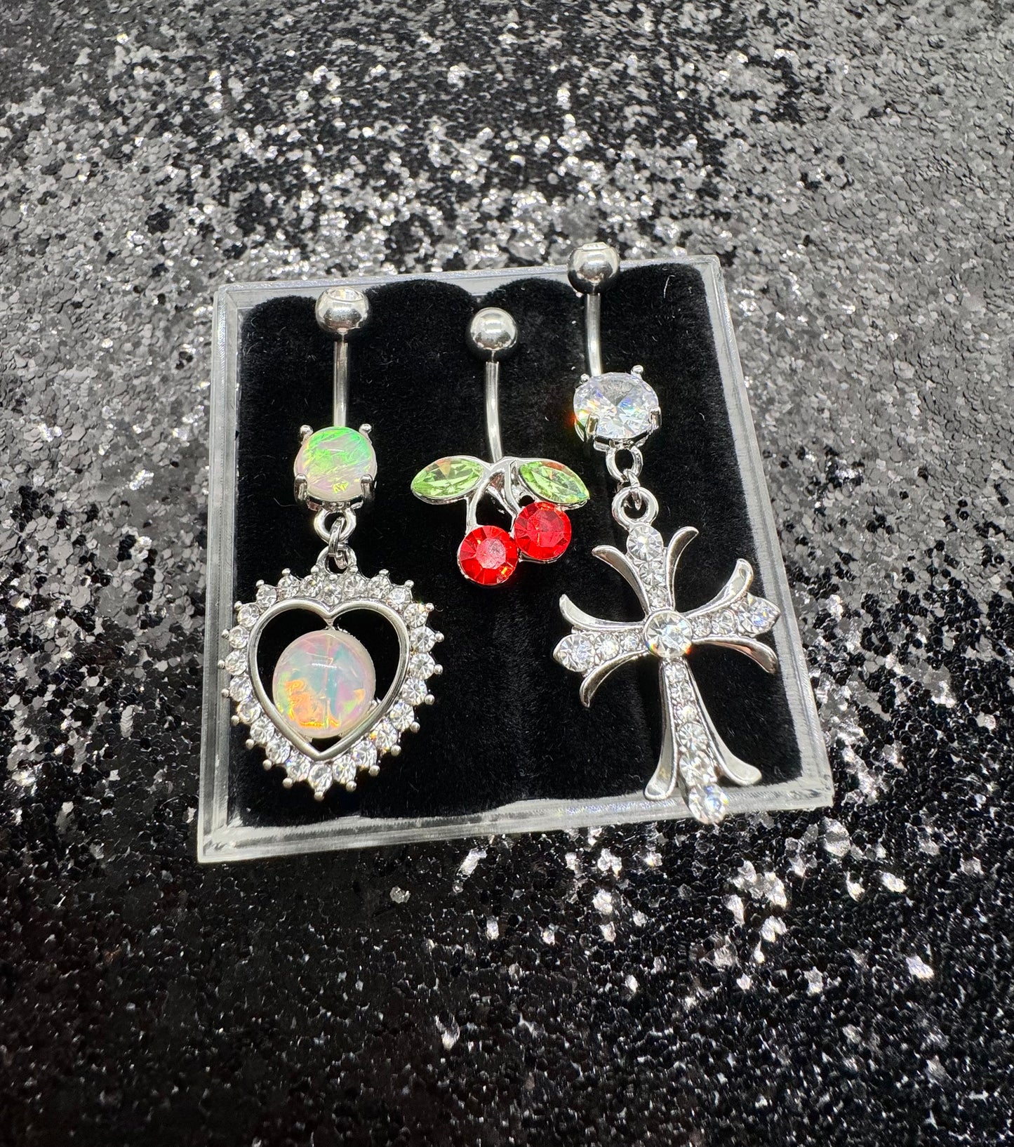 It girl belly ring bundle