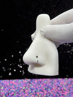 Hammer titanium nose ring hoop stud