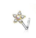 Lilah flower nose ring