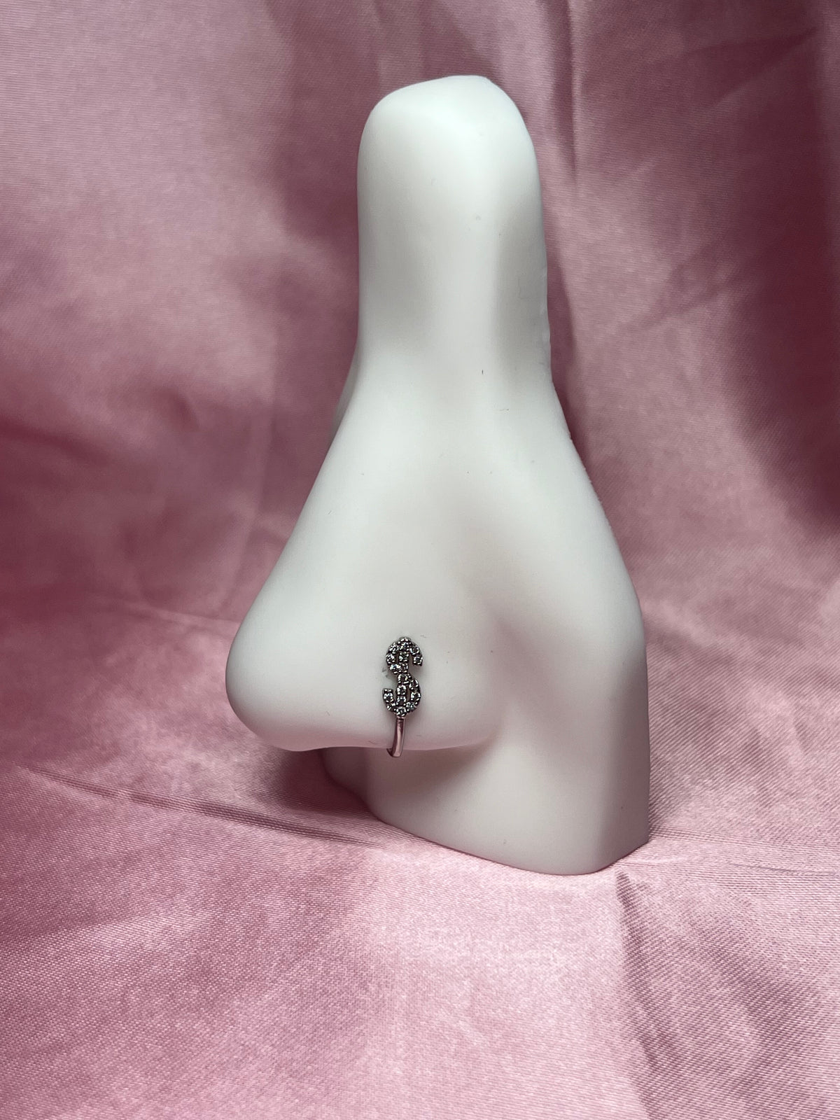 Dollar sign fake nose ring