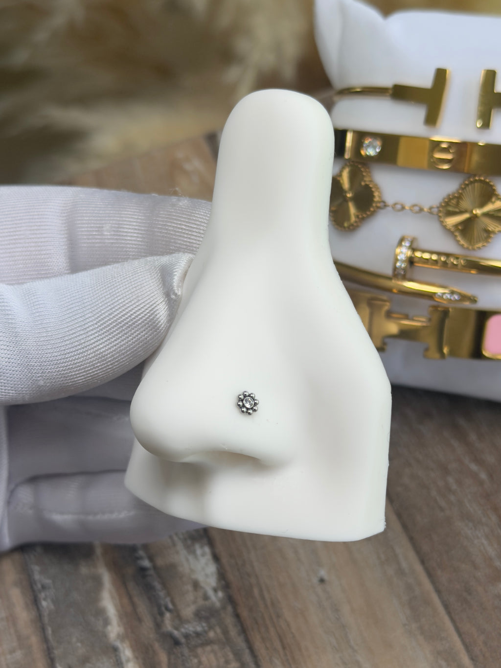 Octavia Flower nose ring