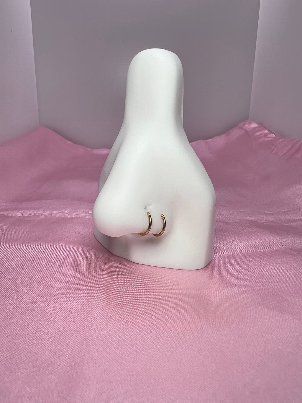 Double hoop nose cuff