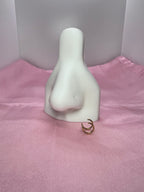 Double hoop nose cuff