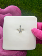 Avery butterfly belly ring
