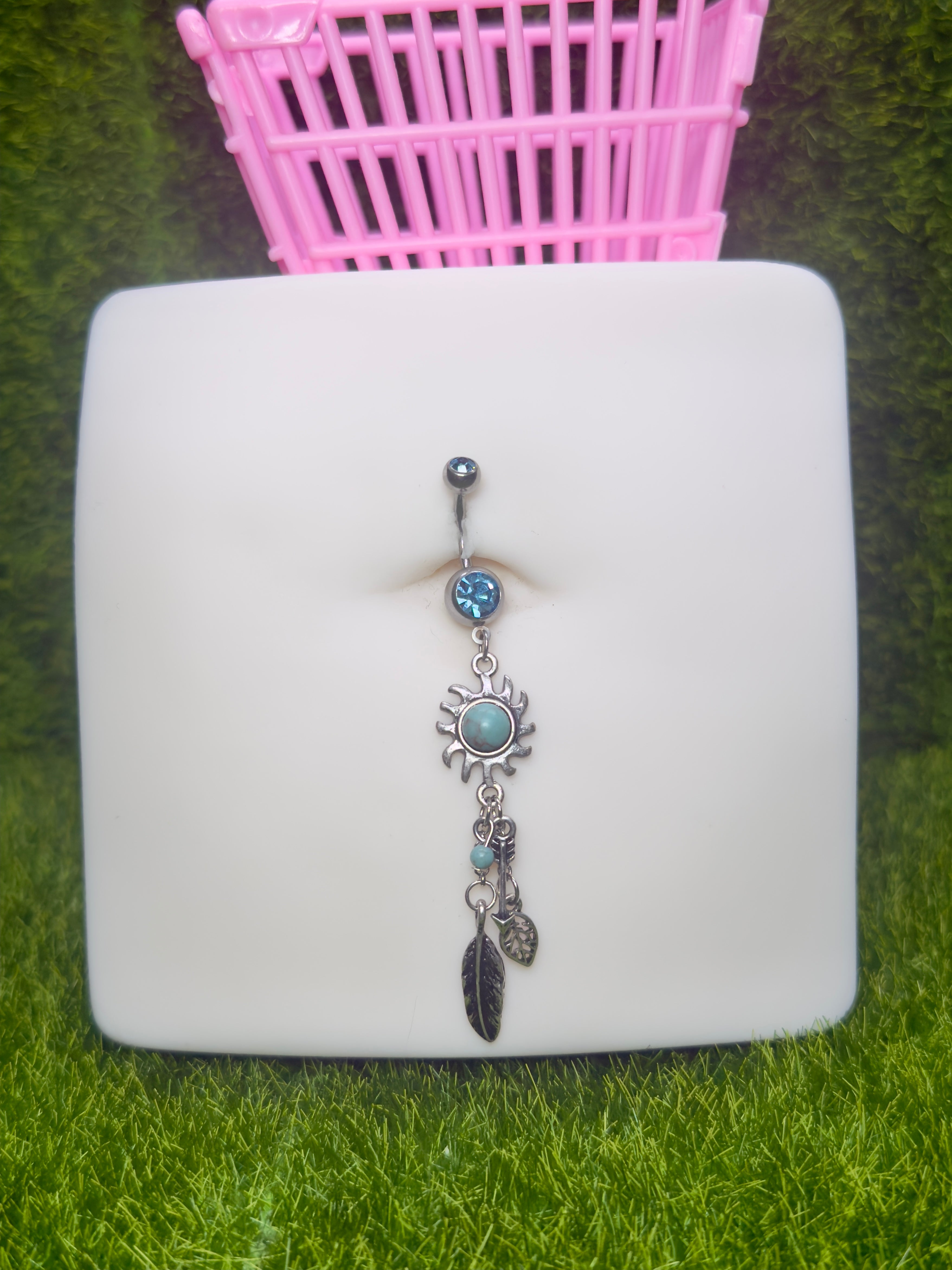 Sun belly ring
