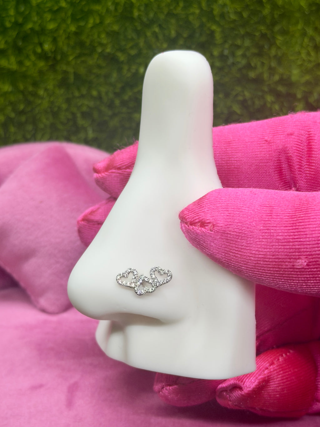Heart nose ring