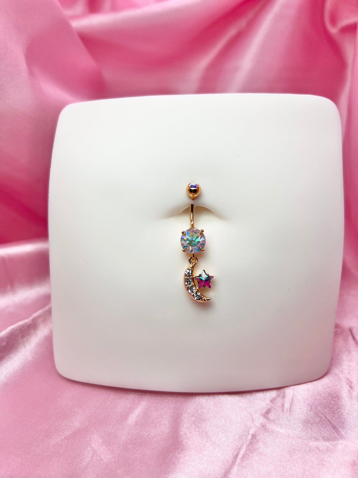 Icy sailor moon belly ring