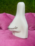 Butterfly chain nose ring