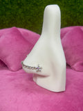 Icy star chain nose ring