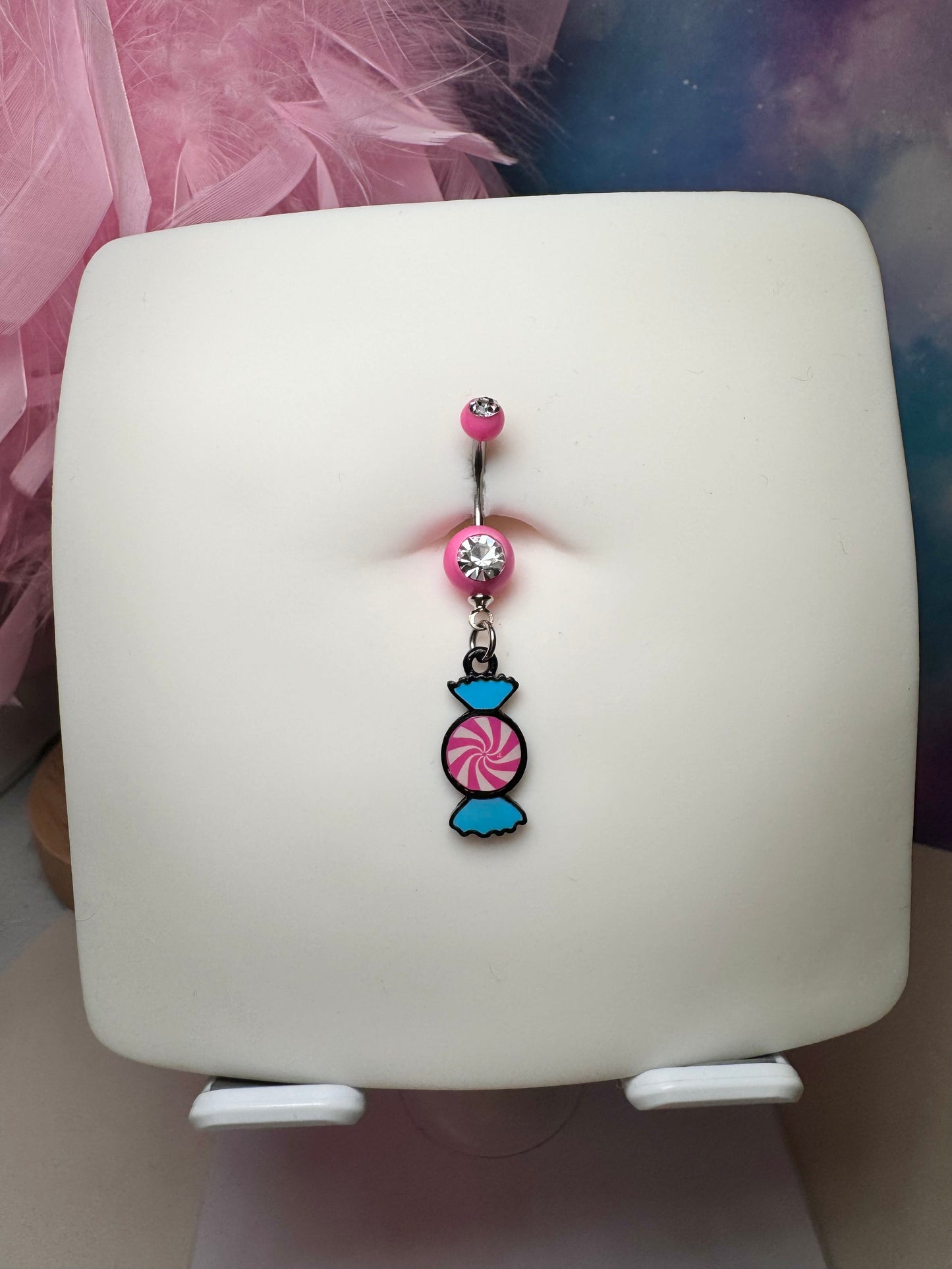 Peppermint belly ring