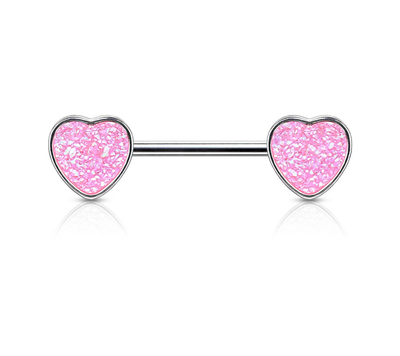 Alani heart nipple rings